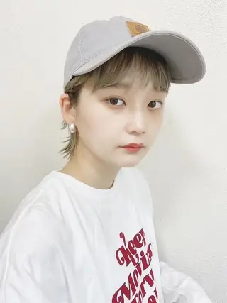 ショート カラー shiori ❤︎ /透明感カラーのヘアスタイル