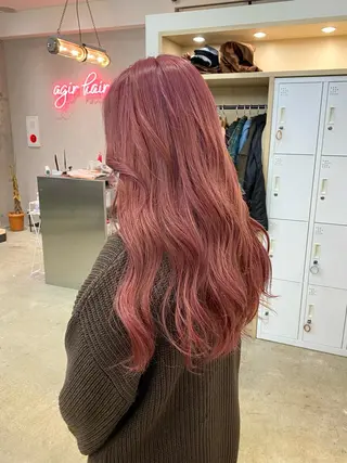 ロング カラー ヘアアレンジ 小顔カット/艶 カラー特化♡MIHOのヘアスタイル