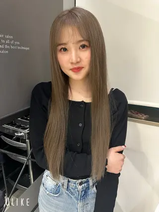 ロング カラー GiseL博多 HiROEのヘアスタイル