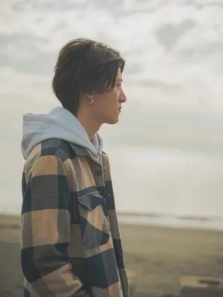 ショート メンズ 柳下 涼のヘアスタイル