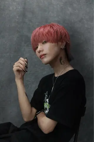 ミディアム カラー メンズ RACCOON.TOKYO 渋谷店所属・メンズカット特化🐺 ウルフ[店長]置塩祥のヘアスタイル