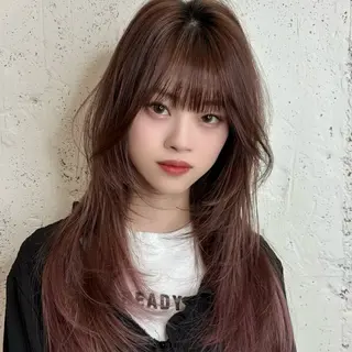 ロング カラー 髪質改善 竹川裕太のヘアスタイル