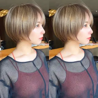 ショート カラー 浅井 寛十朗のヘアスタイル