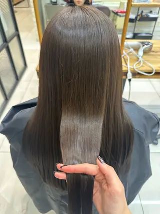 ロング Ancheri by flammeum戸塚店所属・ひな/ボブカット/ ブリーチなしWカラーのヘアスタイル