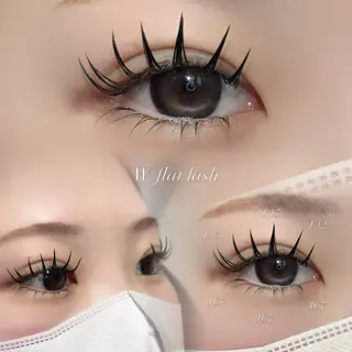 マツエク・マツパ La Brillerのマツエク・マツパデザイン