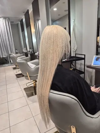 ロング カラー Miyavi/カラー ショートボブのヘアスタイル