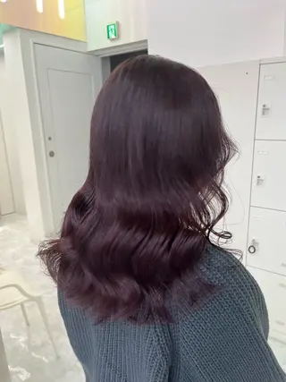 ロング カラー 表参道/透明感カラー /暗髪/ジュキヤのヘアスタイル