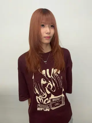 ロング yuan tanakaのヘアスタイル