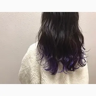 セミロング カラー 荒木 拓也のヘアスタイル