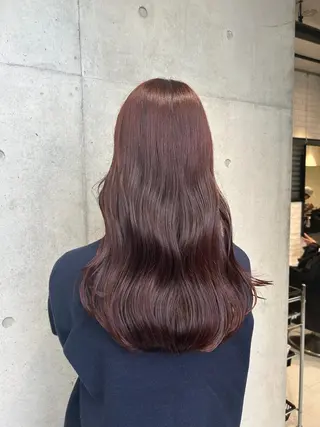 ロング カラー ヘアアレンジ 🍎艶モテカラー🍎 カリンのヘアスタイル