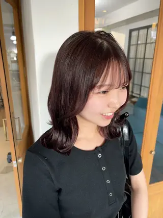 ミディアム COMILE 🌼 SUZUKAのヘアスタイル