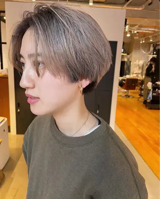 ショート カラー パーマ/レイヤー カットmito⭐︎のヘアスタイル