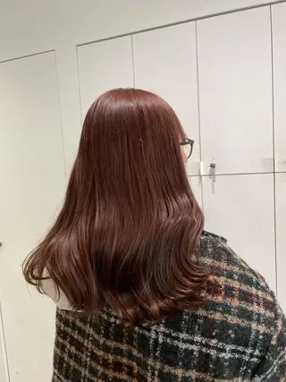 セミロング カラー loely 💞miyuのヘアスタイル