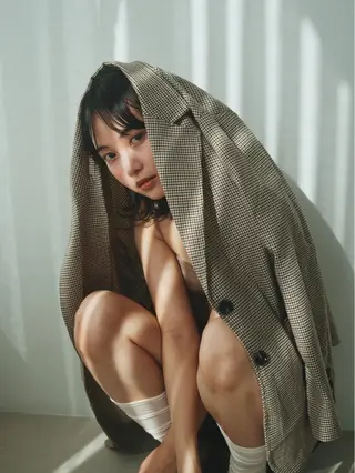 ミディアム カラー ヤマザキ アヤメ 【シベルバレー横浜】のヘアスタイル