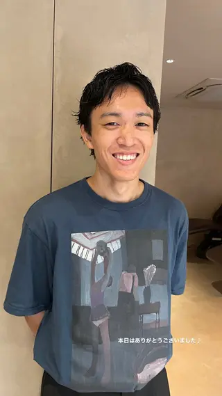 ショート パーマ メンズ メンズ専門✂️ ROW徳田浩二のヘアスタイル