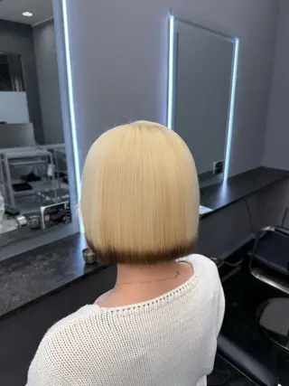 ミディアム カラー ヘアアレンジ 韓国ヘア🖤/透明感 shihoのヘアスタイル