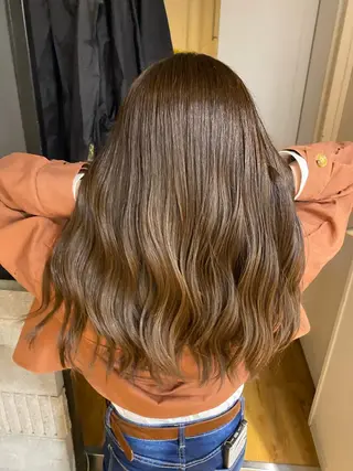 ロング カラー ヘアアレンジ 久米 治仁のヘアスタイル