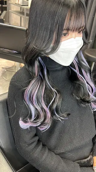 カラー mimiiy梅田 中崎町ハイトーンのヘアスタイル