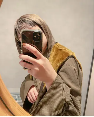 ミディアム カラー得意【梅田】 瀧本友梨乃のヘアスタイル