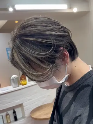 カラー メンズ メンズ/メッシュ ‪‪/セット/aoiのヘアスタイル