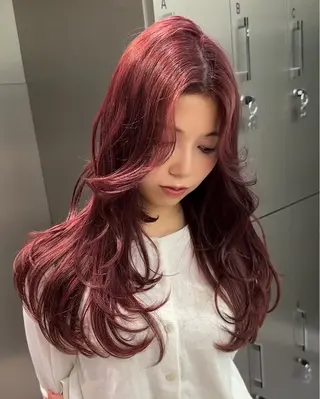 ロング カラー ブリーチ矯正/ ブリーチ特化mikaのヘアスタイル