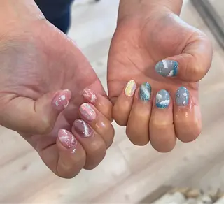 ネイル いちじゅう あおいのネイルデザイン