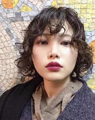 ショート 浦口友華 ♡  暖色系カラーのヘアスタイル