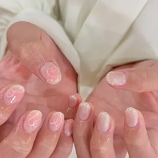 ネイル 𝕄𝕚𝕪𝕦🤍 自由が丘⌇パラジェルのネイルデザイン