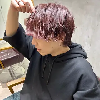 カラー メンズ Alea by little 横浜所属・♡🌚垢抜け艶カラー Shiori🌝♡のヘアスタイル