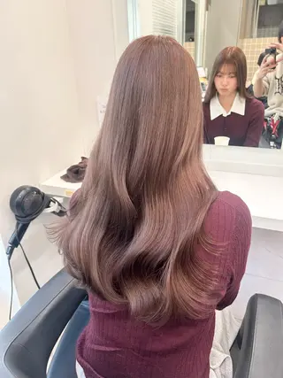 ロング 透明感カラー/ レイヤーカット/優大のヘアスタイル