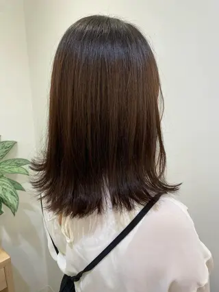 ミディアム カラー マツモト カラー/ショートボブのヘアスタイル