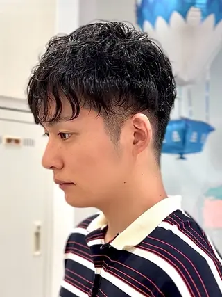 パーマ メンズ 🩵波巻き/ツイスパ HARU💎のヘアスタイル