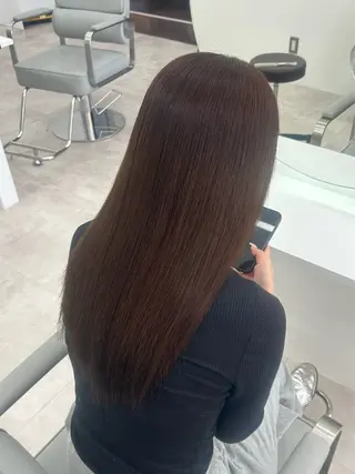 ロング カラー 武田 唯来のヘアスタイル