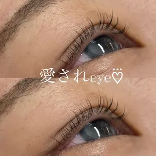 マツエク・マツパ 超透明感カラー🦋韓 国羽エクステ🪽🫧のヘアスタイル