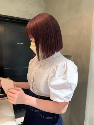 ショート カラー アンニュイヘア🪽 ayumiのヘアスタイル