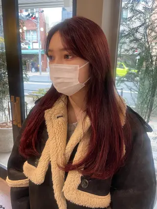 ロング ano @anomukuiのヘアスタイル