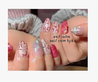 ネイル ﾈｲﾙﾙｰﾑﾘｯｶ 𝐦𝐚𝐲𝐮のネイルデザイン