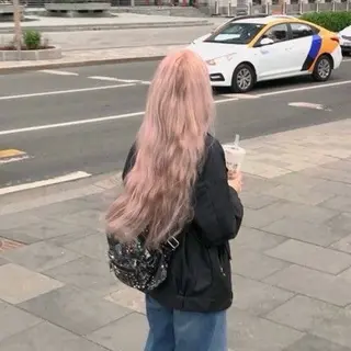 ロング カラー 韓国ワンホンヘア 🎀SHIONEのヘアスタイル