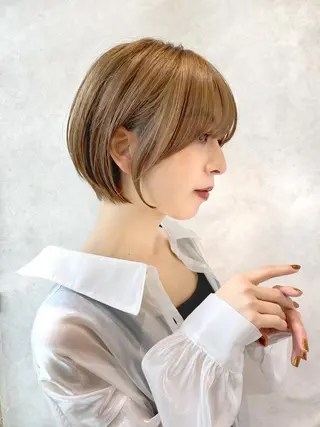 ショート カラー ショート、ボブの神✨ 峯朋也✂︎✨のヘアスタイル