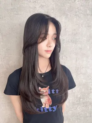 ロング トレンド韓国ヘア 🇰🇷のんのヘアスタイル