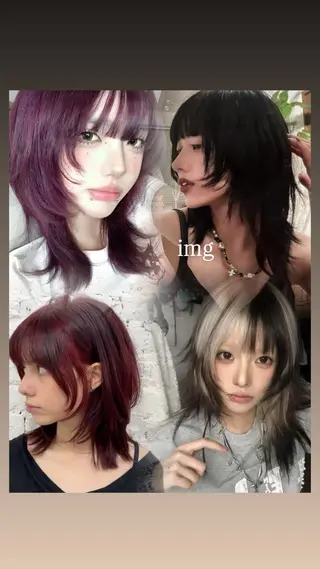 ミディアム keen吉祥寺所属・keen吉祥寺🐆 レイヤー/NAO🩶のヘアスタイル