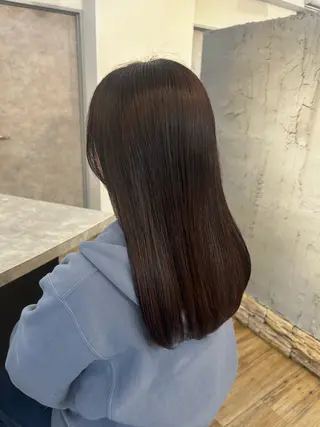 セミロング カラー ブリーチ／ヘアセット 🪞🌙minamiのヘアスタイル