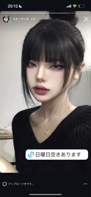 ロング カラー ヘアアレンジ 🥣大人っぽ韓国 スタイル🥣アヤノのヘアスタイル