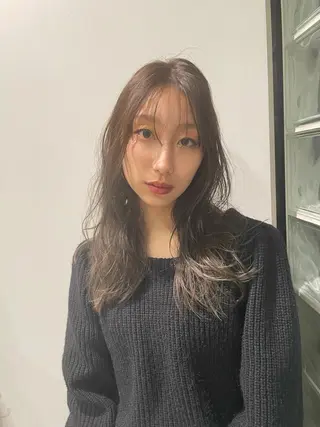 セミロング 髪質改善クロスパーマ モリオカ モエ💫のその他イメージ