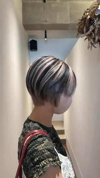 ショート カラー 艶髪/ハイトーン💎 レイヤー/Reijiのヘアスタイル