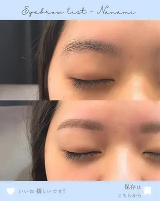 アイブロウ WHITE EYE ななみ🦋✨の眉毛・アイブロウイメージ