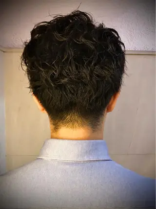 ミディアム パーマ 横浜 カット全般 大槻のヘアスタイル