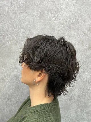 パーマ メンズ 深野 ちさとのヘアスタイル