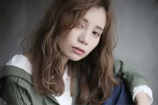 セミロング カラー 下北沢 soiのヘアスタイル