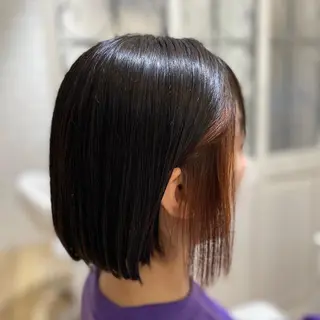 ショート カラー メンズ キッズ ✂︎ショート、ボブ、 レイヤー🩵YUMIのヘアスタイル